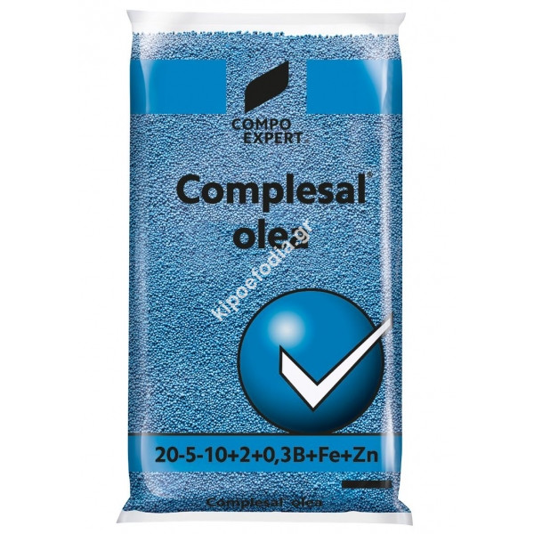 COMPLESAL OLEA | 20-5-10+2+0.3B+Fe+Zn 25KG